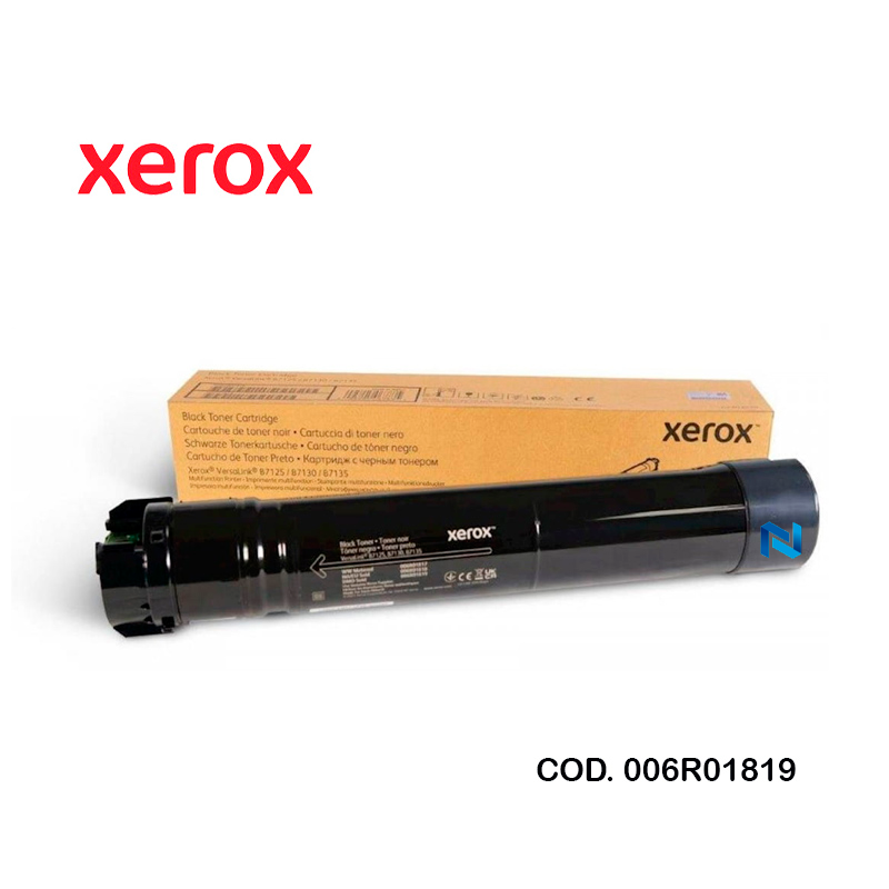 Toner Xerox 006R01819 PARA VERSALINK B7125/B7130/B7135 Negro 31.000 Paginas