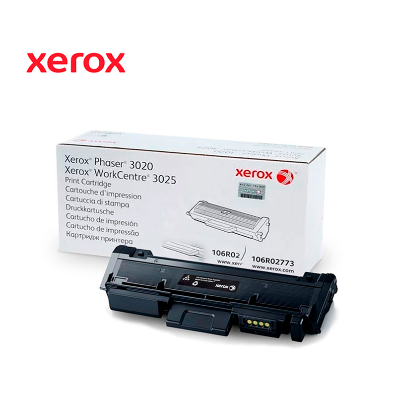 Toner Xerox 106R02773 Cartucho Capacidad Estandar Black