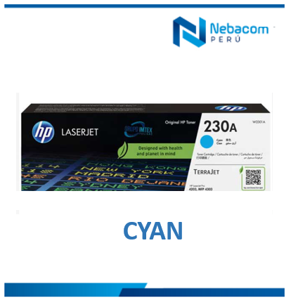 Toner Hp 230A (W2301A) CYAN L.J.